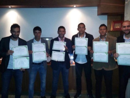 Compañeros extranjeros en Buenos Aires Mateo Fígoli (Uruguay), Moises Villarroel (Chile) Gerardo Bedoya (Colombia) Jairo Patiño (Colombia) Alvaro Herrera (Colombia) Sebastián Núñez  